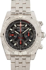 Pre-owned Breitling Chronomat 41 Black Dial