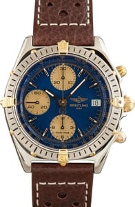 Pre-owned Breitling Chronomat Blue Dial