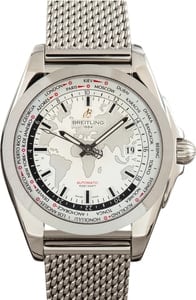 Breitling Galactic Stainless Steel White Dial