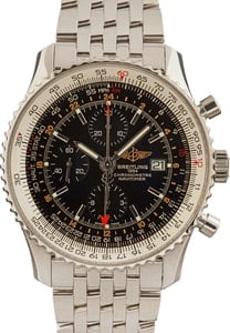 Breitling Navitimer Chronograph GMT 46 Black Dial