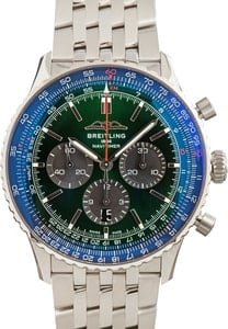 Breitling Navitimer B01 Chronograph 46 Green Index Dial