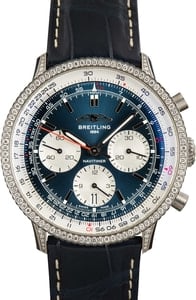 Breitling Navitimer B01 Chronograph 41 Diamond Bezel