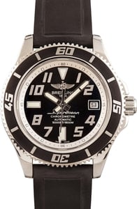 Pre-Owned Breitling Superocean Black Dial