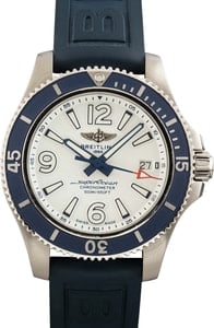 Pre-owned Breitling Superocean Automatic Blue Bezel