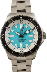 Breitling Superocean Automatic 44 Turquoise Blue Dial