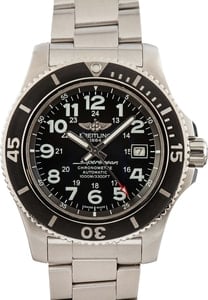 Breitling Superocean II Black Arabic Dial