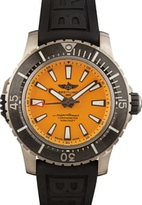 Breitling Superocean Yellow Index Dial