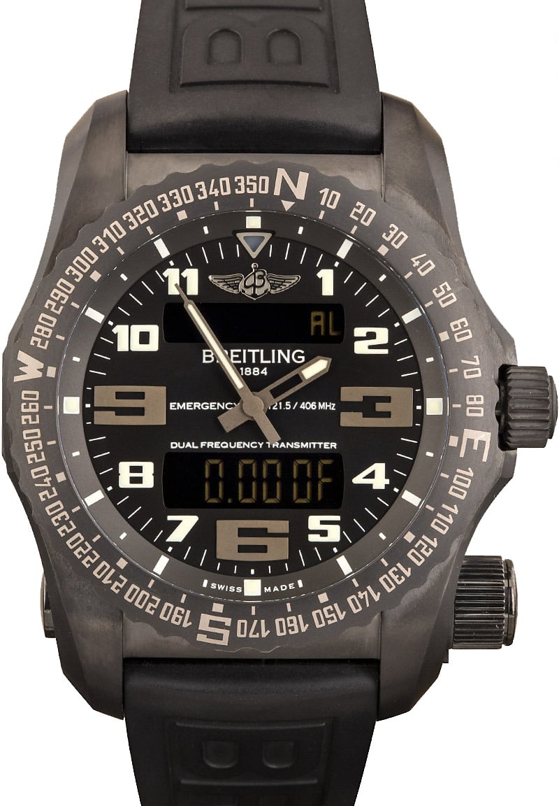 Buy Used Breitling Emergency V76325U1/BC46 | Bob's Watches - Sku: 149426