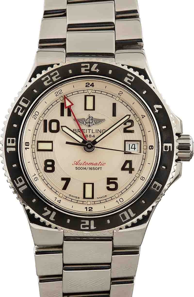 Pre Owned Breitling Superocean Stainless Steel