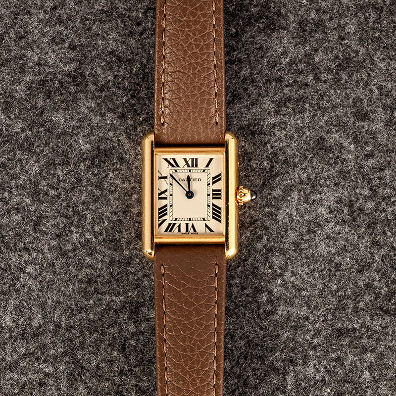 Cartier Tank Louis 18kt Yellow Gold Ladies Watch W1529856
