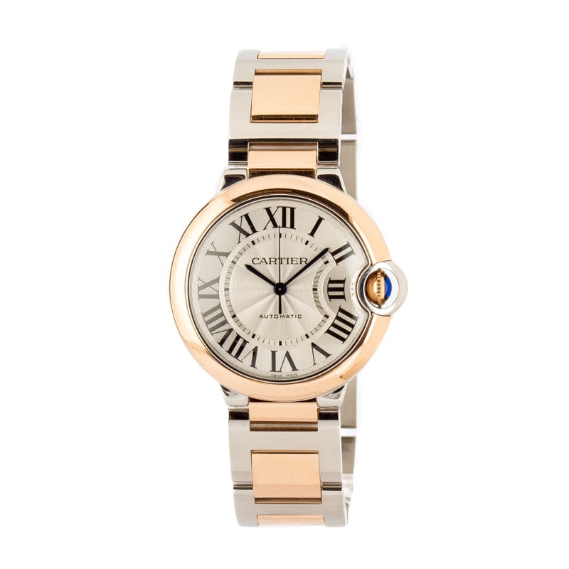 Cartier Ballon Bleu Steel & 18k Rose Gold