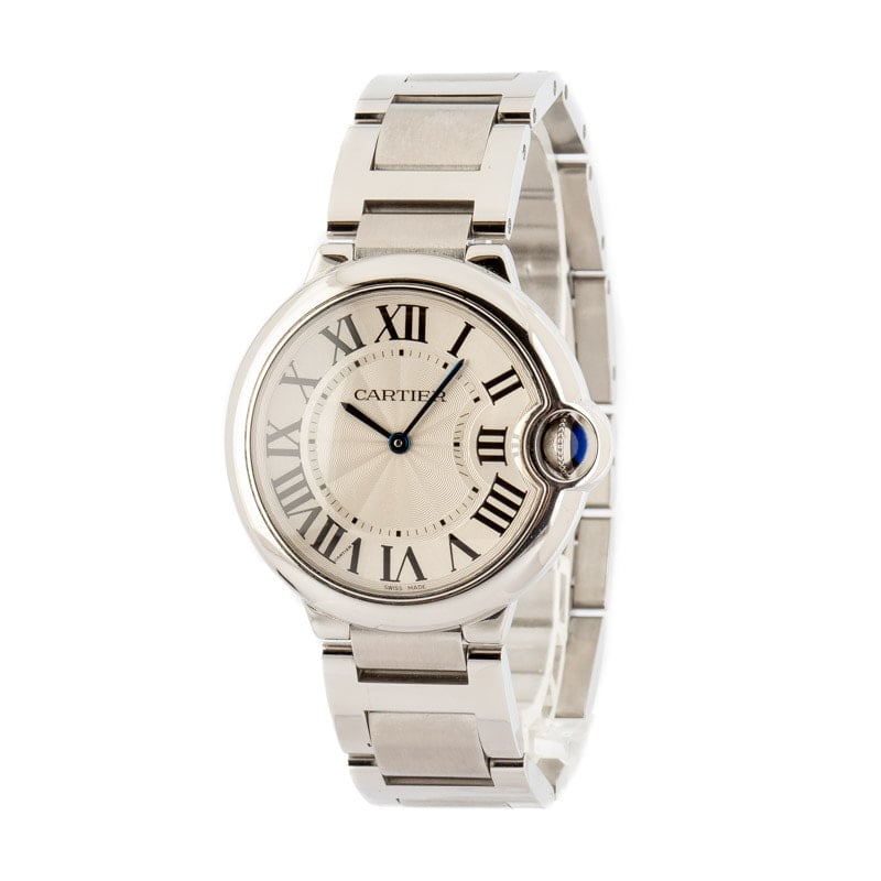 Ballon Bleu De Cartier Silver Roman Dial