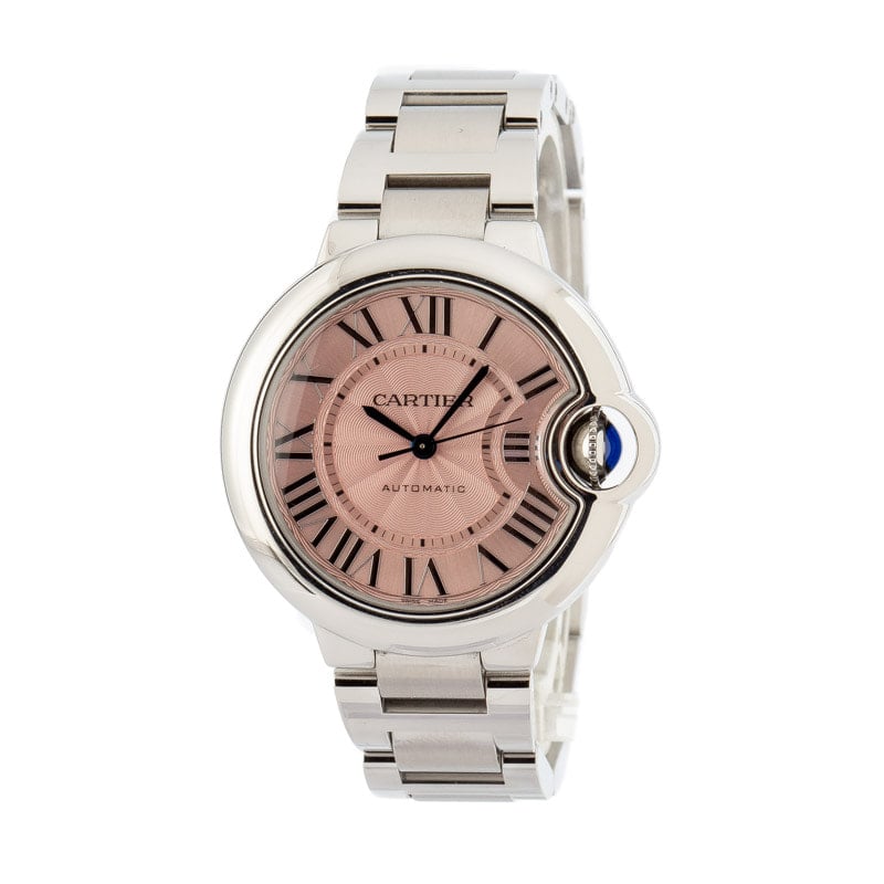 Cartier Ballon Bleu Pink Roman Dial