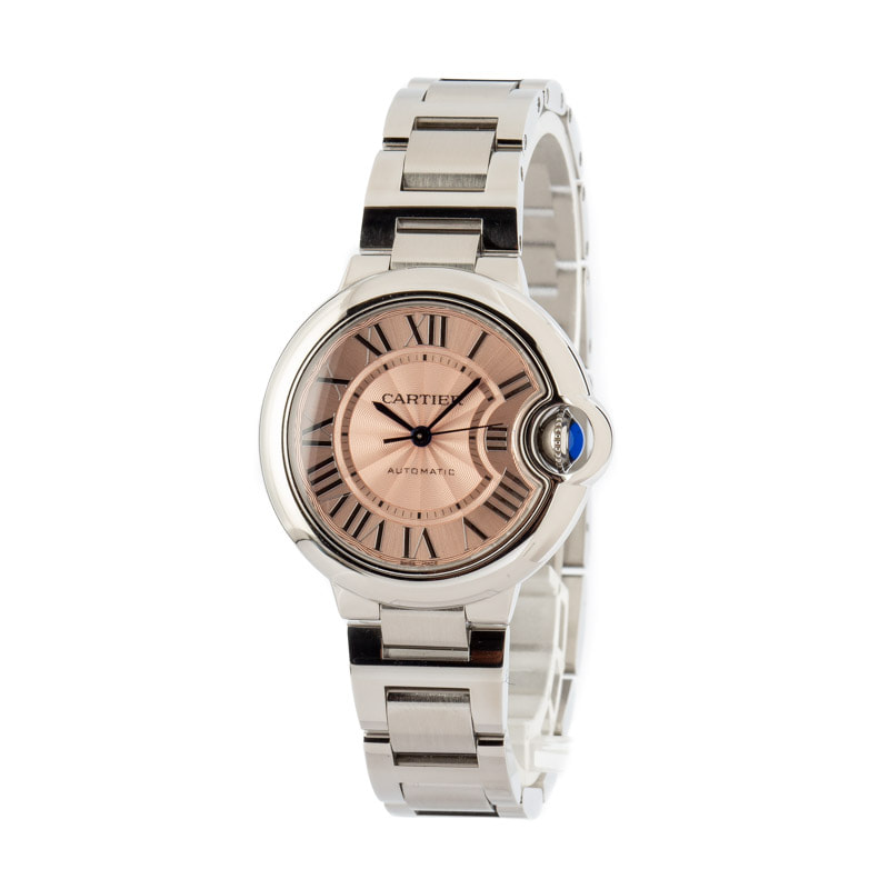 Cartier Ballon Bleu Pink Roman Dial