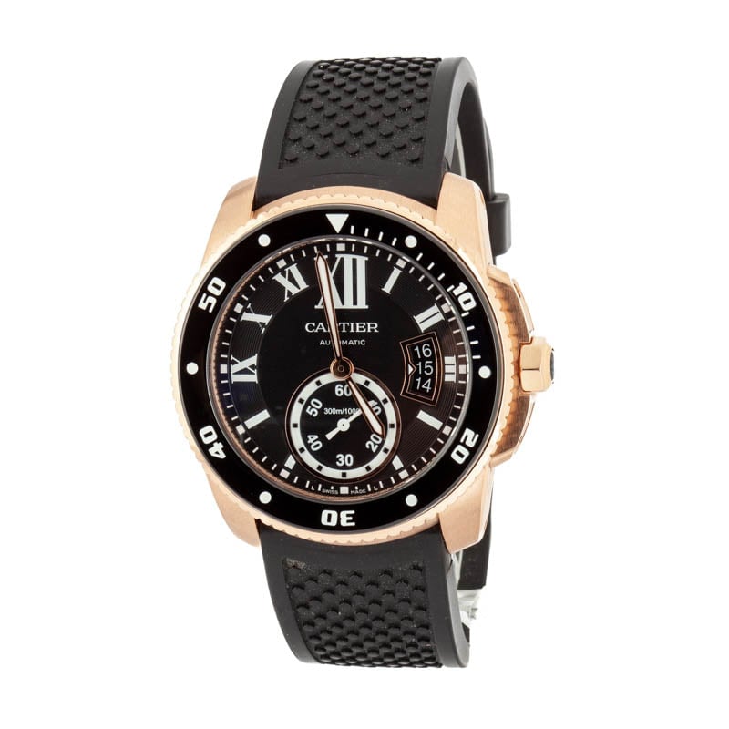 Calibre De Cartier 18k Rose Gold