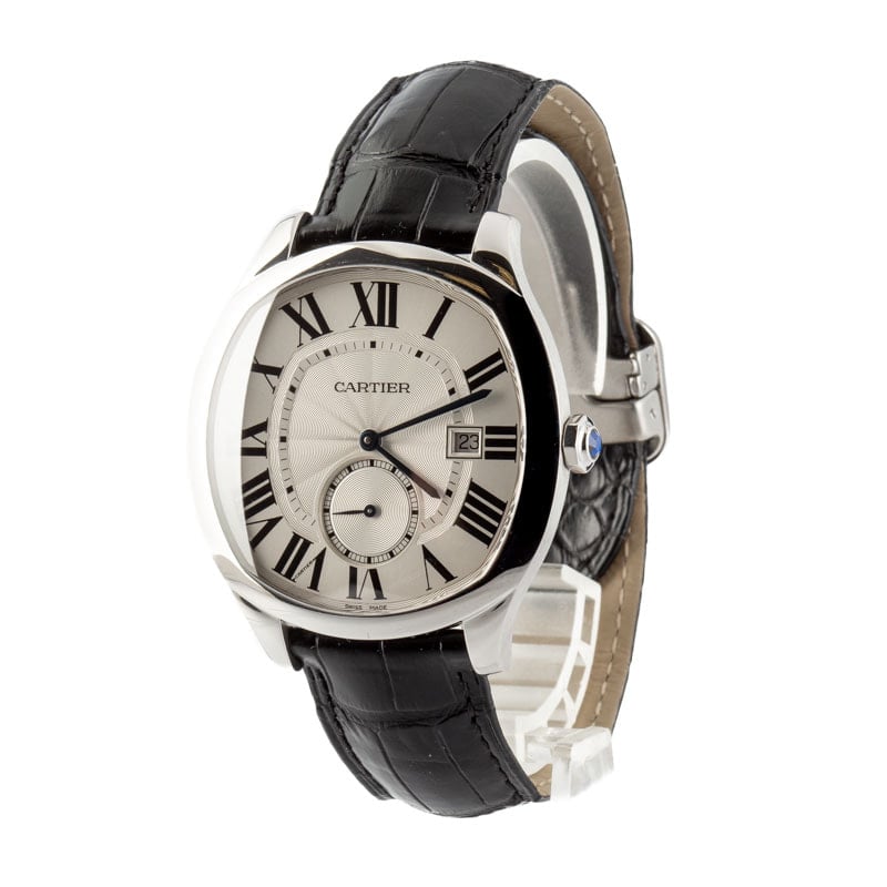 Pre-Owned Cartier Drive De Cartier Silver Dial