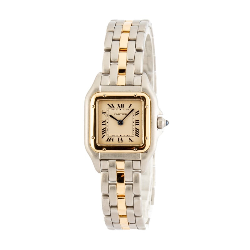 Cartier Panthere Stainless Steel & Yellow Gold