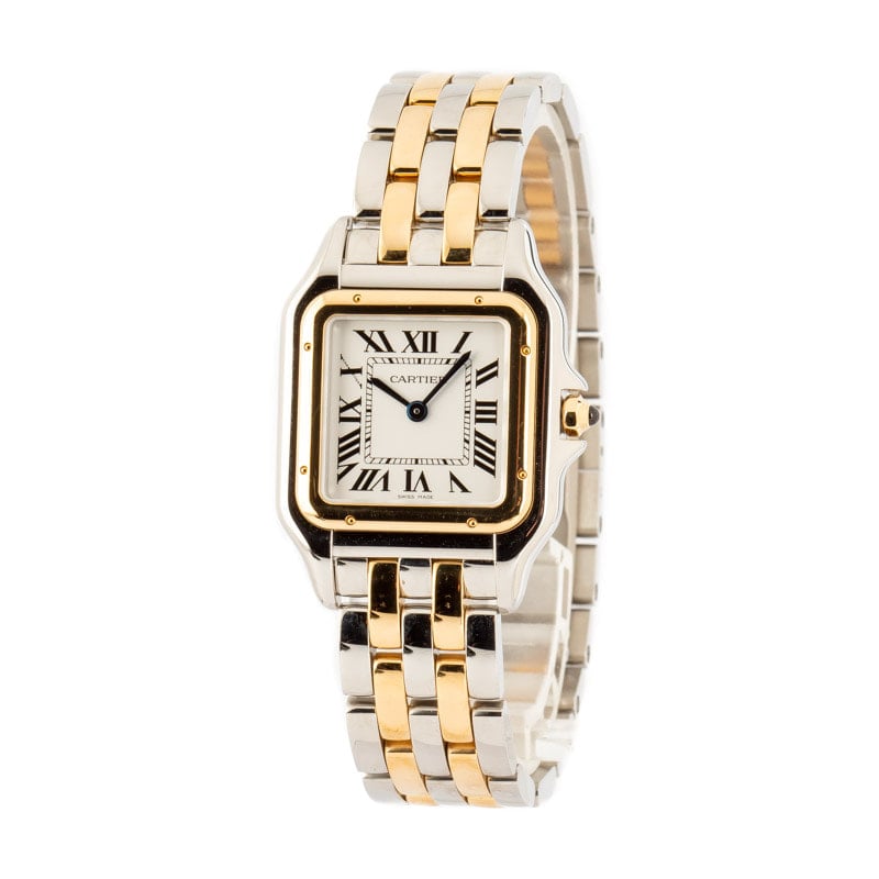 Used Panthere de Cartier Silver Roman Dial