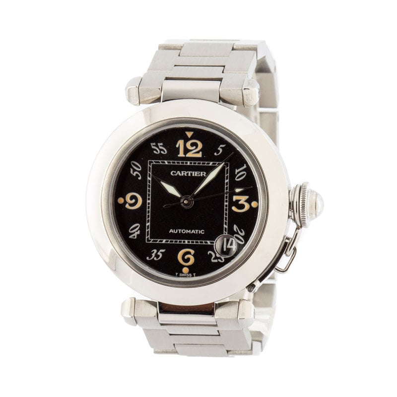 Cartier Pasha C Stainless Steel Arabic Dial