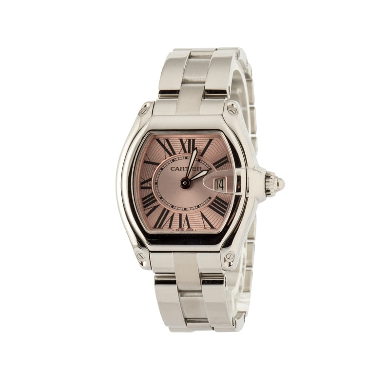 Cartier Roadster W62017V3 Pink Roman Dial