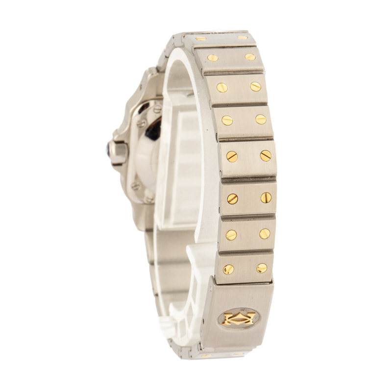 Cartier Santos Galbee Steel & 18k Gold