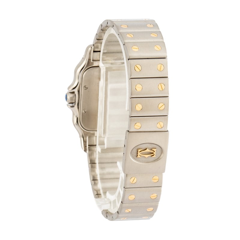 Cartier Santos Galbee 18k Gold & Steel