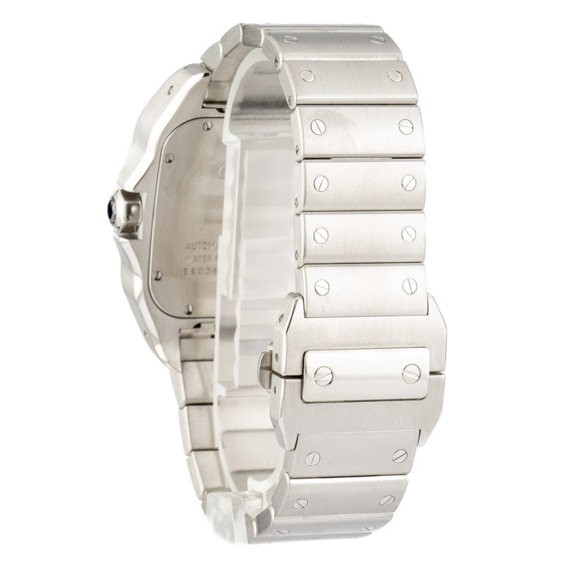 Pre-Owned Cartier Santos 100 Stainless Steel