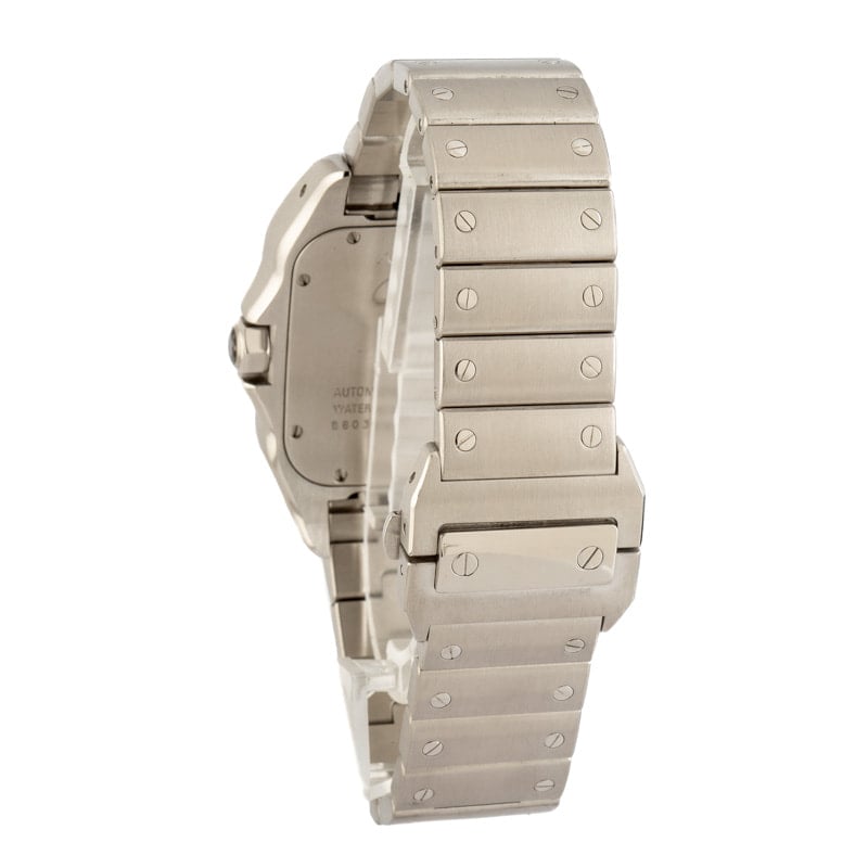 Pre-Owned Cartier Santos 100 Stainless Steel