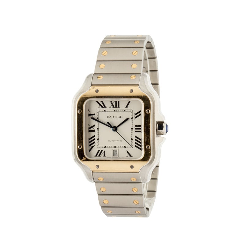 Cartier Santos Dumont W2SA0006 Large Model Steel & Gold