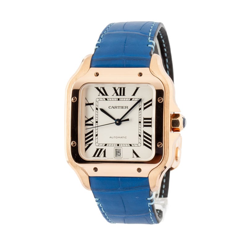 Pre-Owned Santos de Cartier Large Model