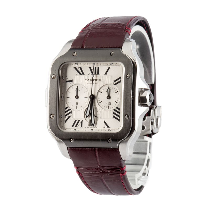 Cartier Santos De Cartier Chronograph WSSA0017 Extra Large Model