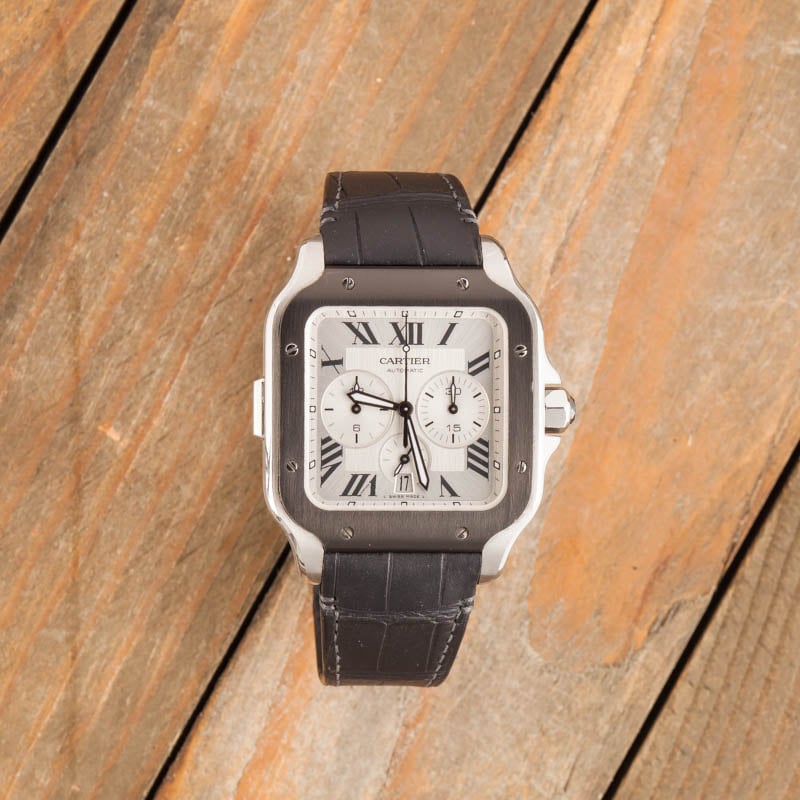 Cartier Santos De Cartier Chronograph Extra Large