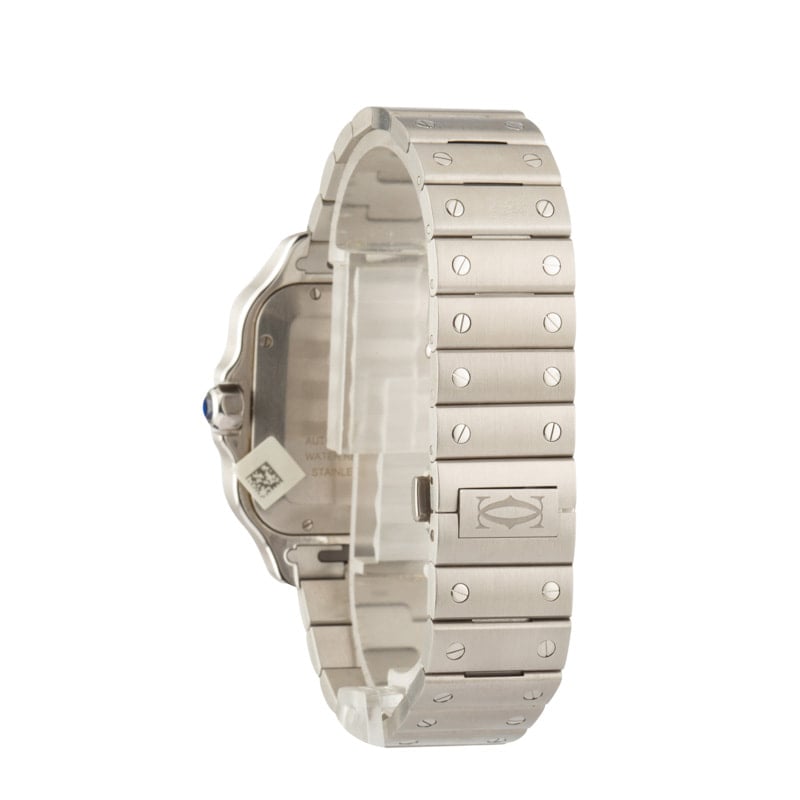 Pre-Owned Cartier Santos de Cartier Silver Dial