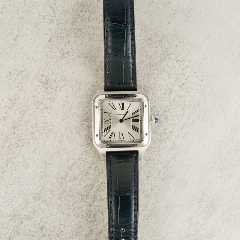 Cartier Santos Dumont Large Model Stainless Steel