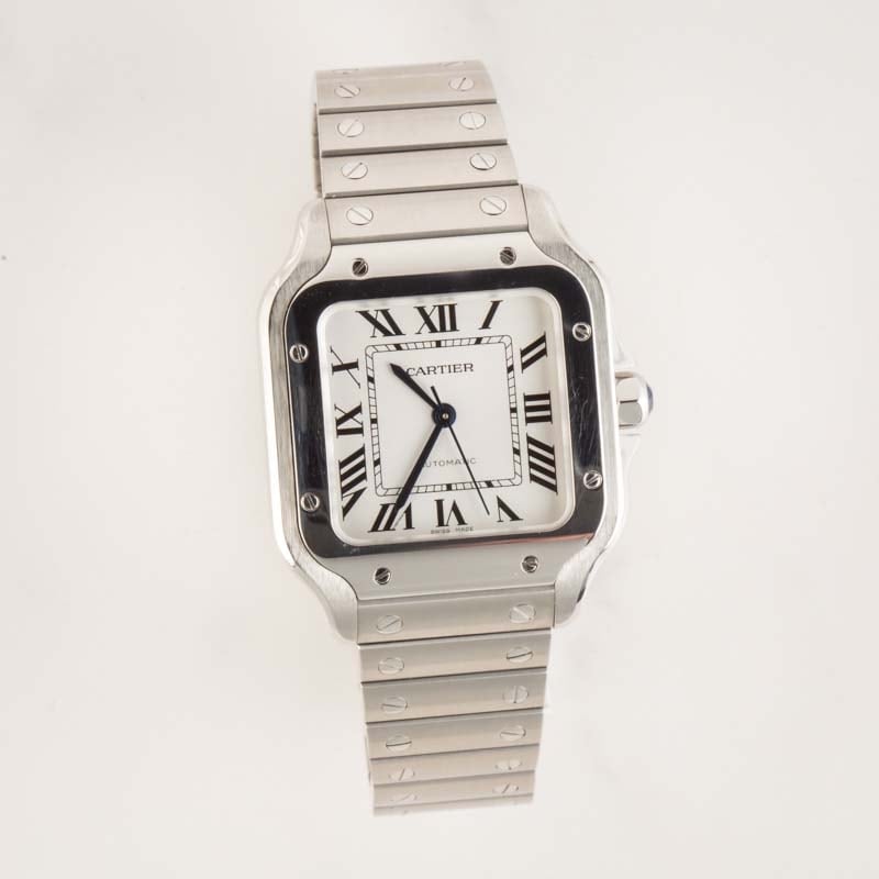 Cartier Santos Stainless Steel Medium