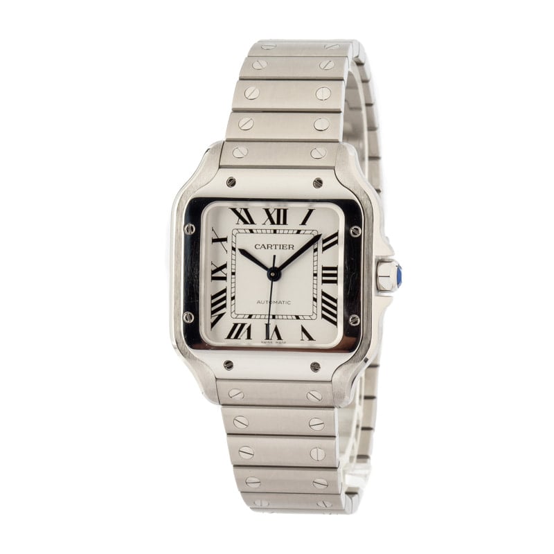 Cartier Santos Stainless Steel Medium