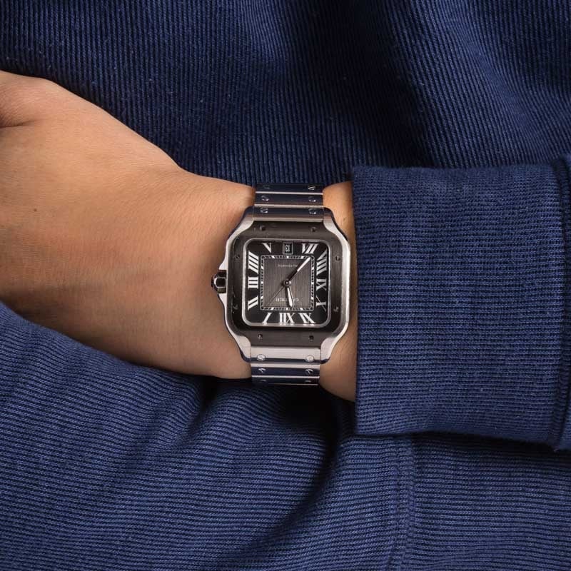 Cartier Santos De Cartier Stainless Steel Large Model