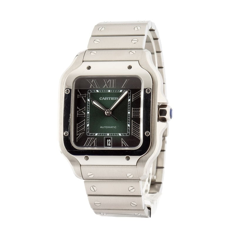 Cartier Santos de Cartier Large Green Dial