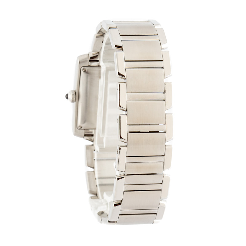 Cartier Tank Francaise White Roman Dial