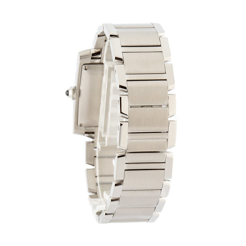 Cartier Tank Francaise White Roman Dial