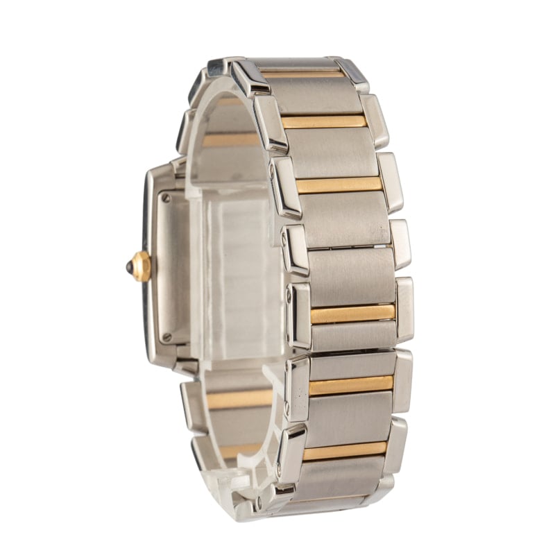 Cartier Tank Francaise Stainless Steel Roman Dial