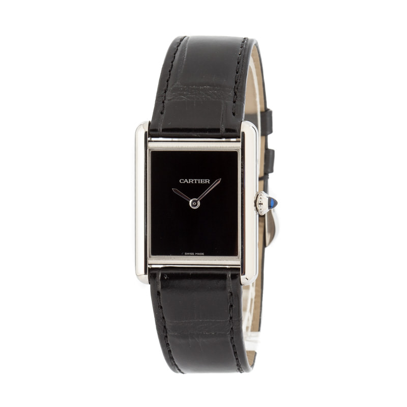 Cartier Tank Must Watch Black Dial