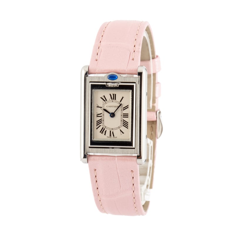 Pre-owned Cartier Tank Basculante Stainless Steel