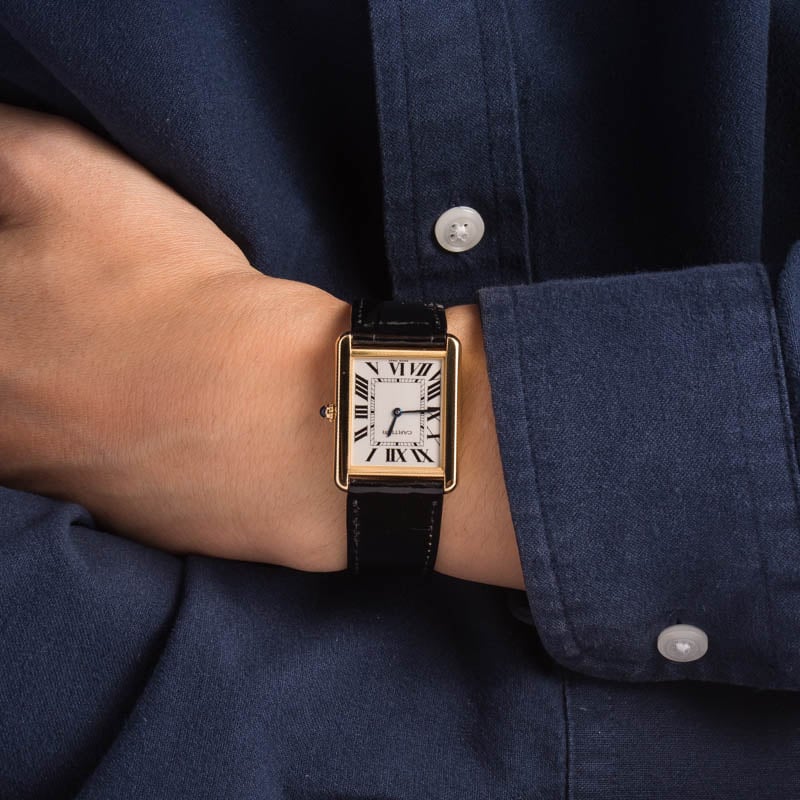 Cartier Tank Solo Yellow Gold