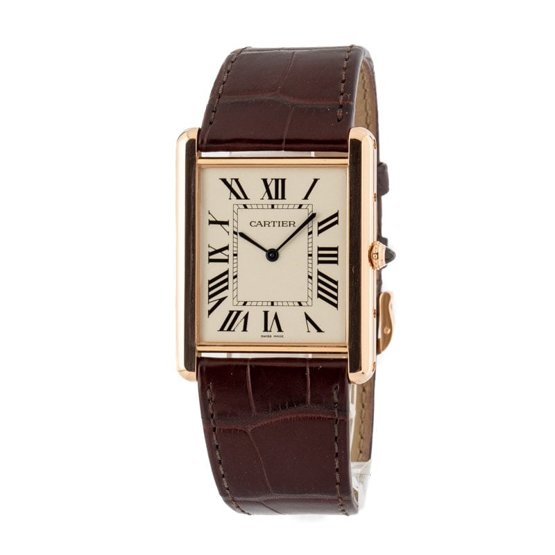 Cartier Tank Louis 18k Rose Gold