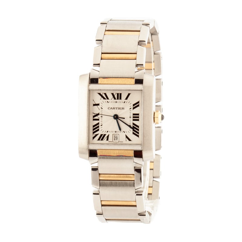 Cartier Tank Francaise Steel & Gold