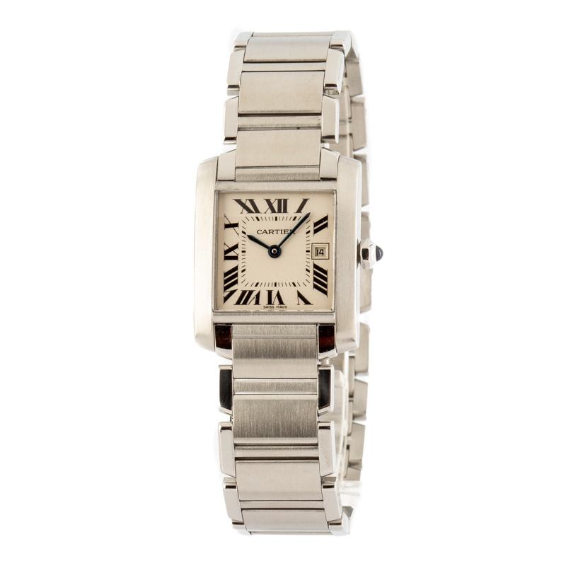 Buy Used Cartier Tank W51011Q3 Bob s Watches Sku 162508