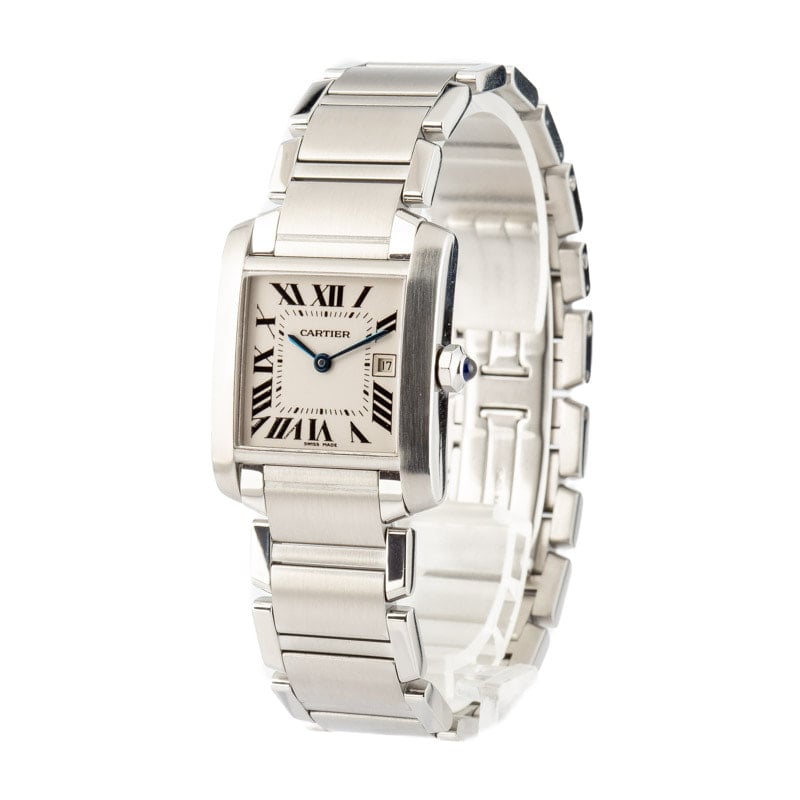 Cartier Tank Francaise Stainless Steel Mid Size