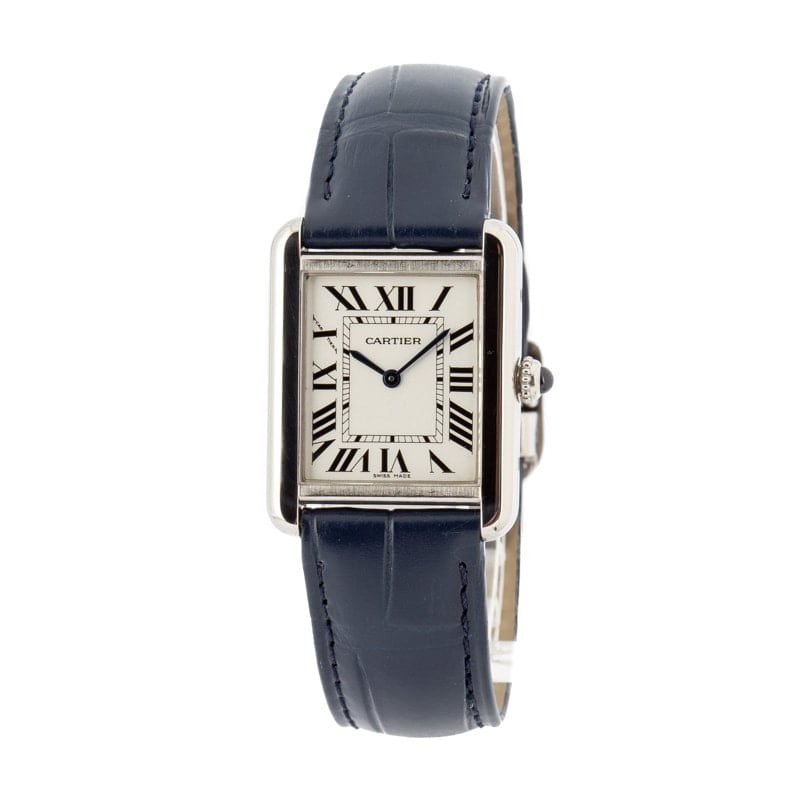 Cartier Tank Solo Stainless Steel on Leather Strap