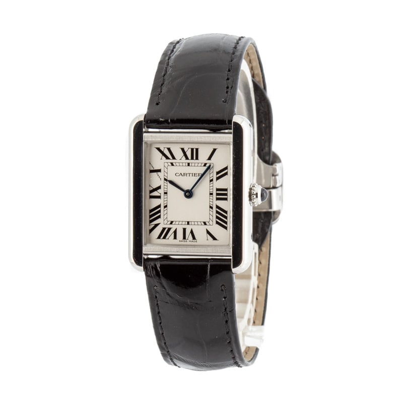 Cartier Tank Solo Small Model Leather Band